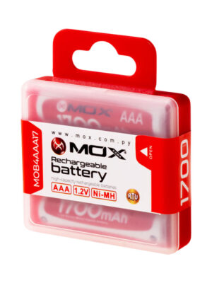 Pilas Recargables Mox AAA x 4
