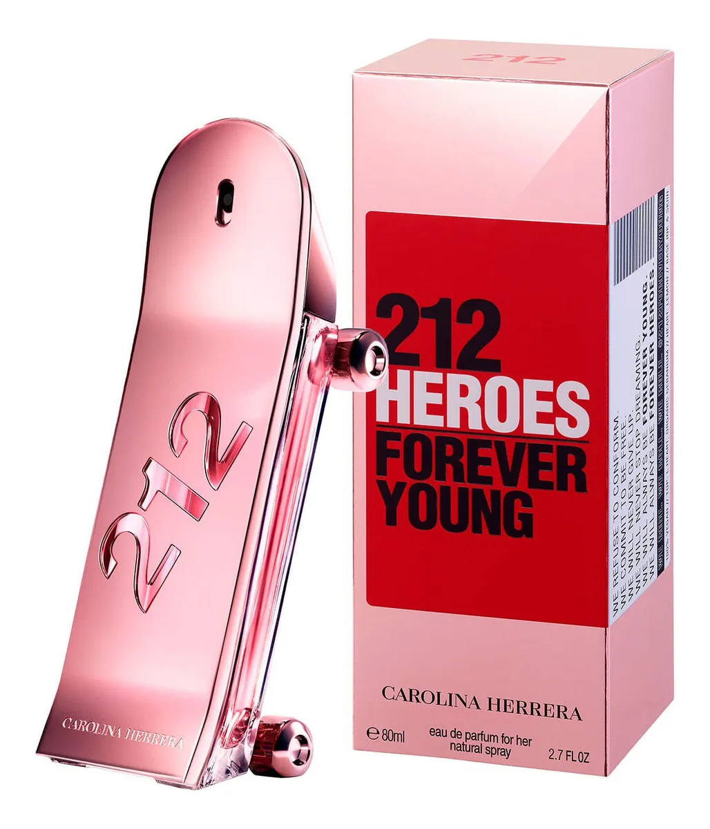 Carolina Herrera 212 Heroes edp 80 ml para Mujer