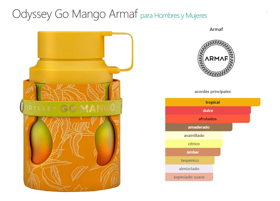Armaf Odyssey Go Mango 100ml - Imagen 3